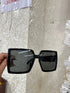Over-size Square Big Frame Black Sunglasses